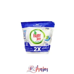 قرص ماشین ظرفشویی فیری جار پلاتینیوم  fairy  jar all in one  پک 115 عددی